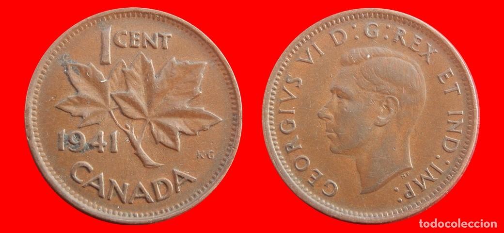 Monedas antiguas de Am&eacute;rica: 1 CENTAVO 1941 CANADA-156036