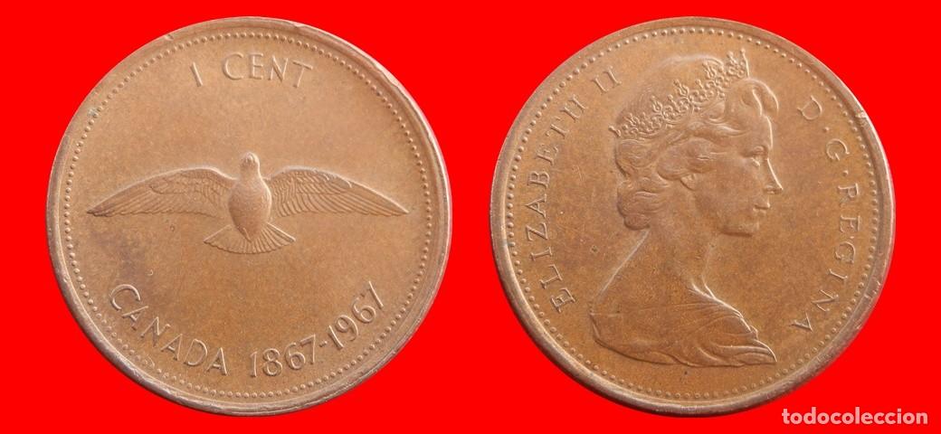 Monedas antiguas de Am&eacute;rica: 1 CENTAVO 1967 CANADA-156041