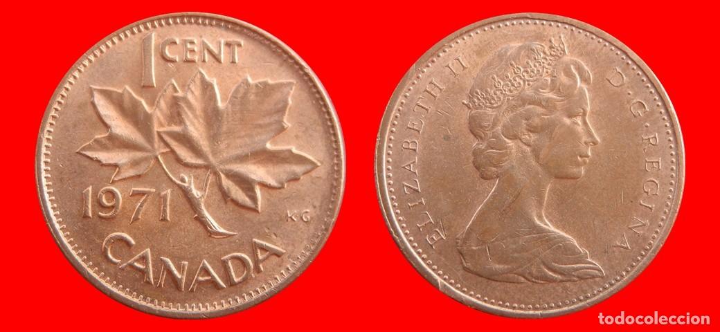 Monedas antiguas de Am&eacute;rica: 1 CENTAVO 1971 CANADA-156042 - Foto 1