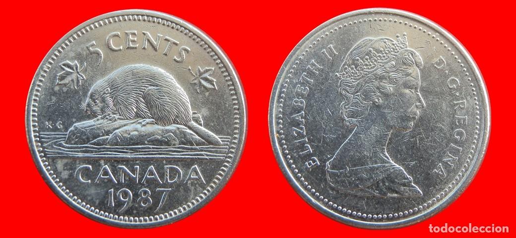 Monedas antiguas de Am&eacute;rica: 5 CENTAVOS 1987 CANADA-156045