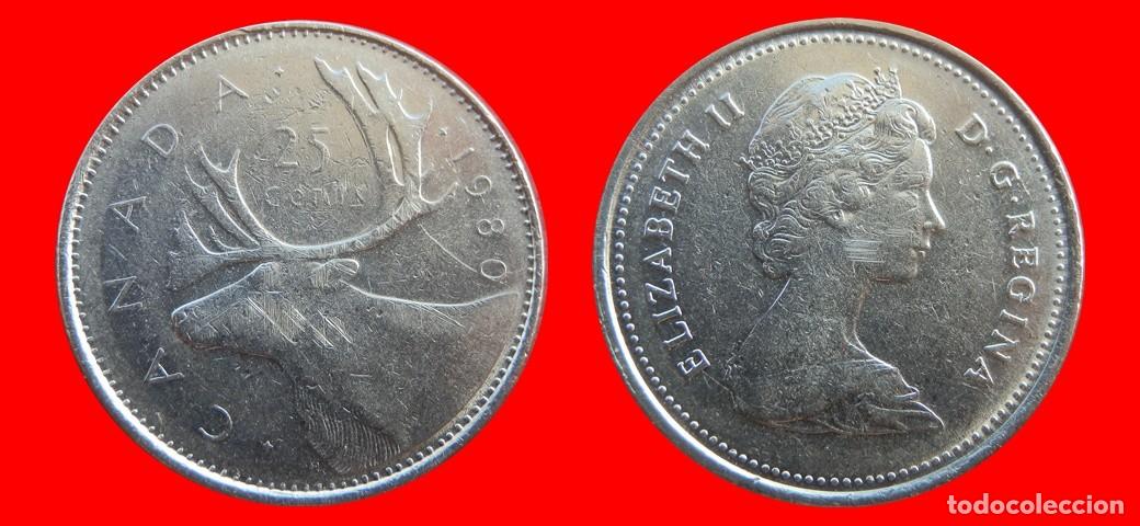 Monedas antiguas de Am&eacute;rica: 25 CENTAVOS 1980 CANADA-156050