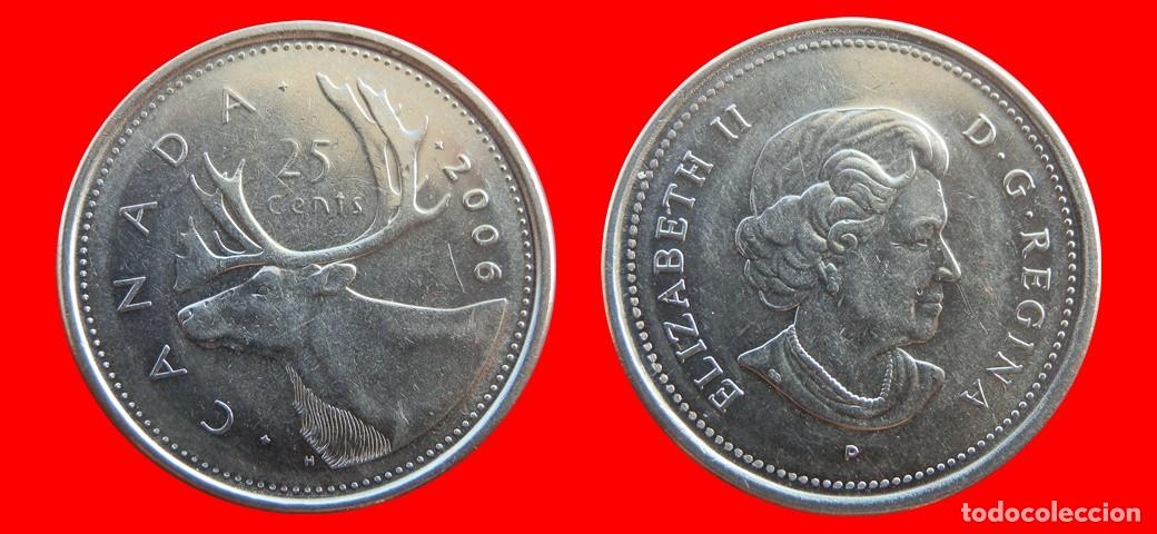 Monedas antiguas de Am&eacute;rica: 25 CENTAVOS 2006 CANADA-156051