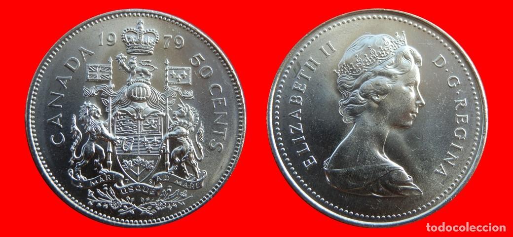 Monedas antiguas de Am&eacute;rica: 50 CENTAVOS 1979 CANADA-156057