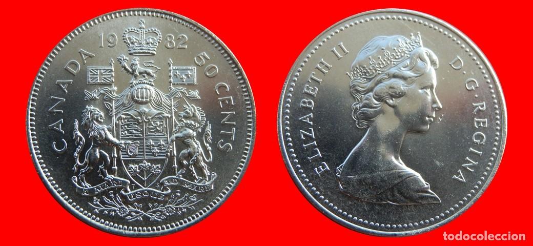 Monedas antiguas de Am&eacute;rica: 50 CENTAVOS 1982 CANADA-156058