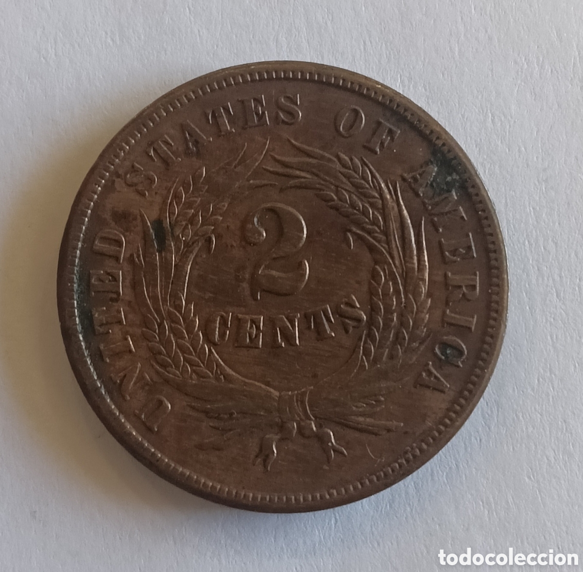 Monedas antiguas de Am&eacute;rica: Espectaculares 2 c&eacute;ntimos USA 1965 - Foto 1
