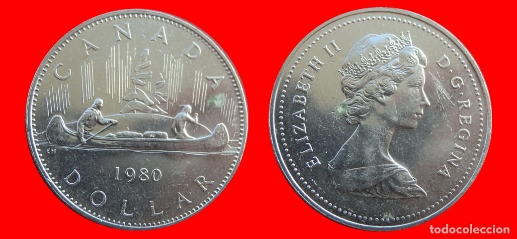 Monedas antiguas de Am&eacute;rica: 1 DOLAR 1980 CANADA-156064
