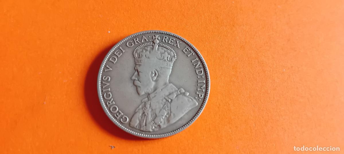 Monedas antiguas de Am&eacute;rica: CANADA, TERRANOVA 50 CENTS 1917