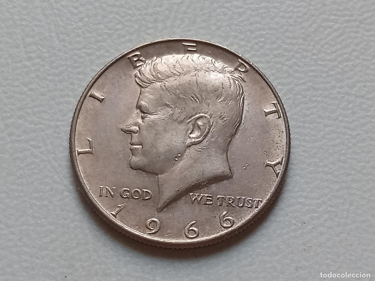 Monedas antiguas de Am&eacute;rica: ESTADOS UNIDOS HALF DOLLAR PLATA 1966 KM# 202a