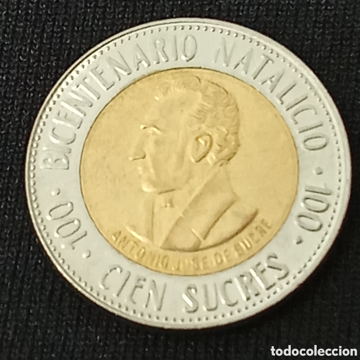 Monedas antiguas de Am&eacute;rica: Ecuador 100 sucres a&ntilde;o 1995