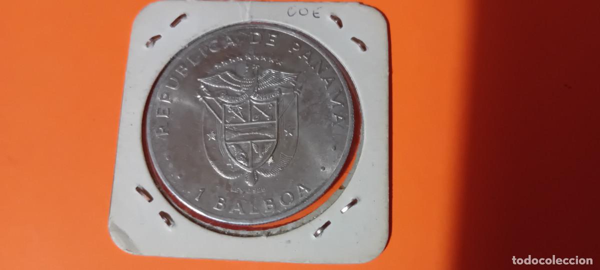 Monedas antiguas de Am&eacute;rica: PANAMA 1 BALBOA 1976 DE CUPRONIQUEL, ERROR CON LEYENDA 925