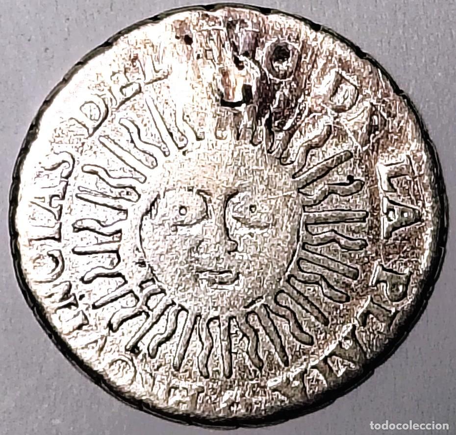 Old Coins of America: ARGENTINA - PROVINCIAS UNIDAS DEL RIO DE LA PLATA (1813-1837) - MEDIO REAL 1813 - CECA POTOSI