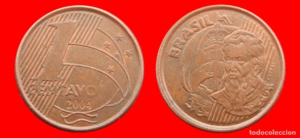 Monedas antiguas de Am&eacute;rica: 1 CENTAVO 2004 BRASIL-156071