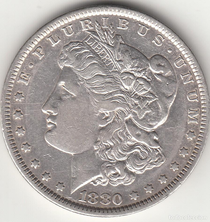 Monedas antiguas de Am&eacute;rica: USA: DOLLAR 1880 - SAN FRANCISCO / PLATA