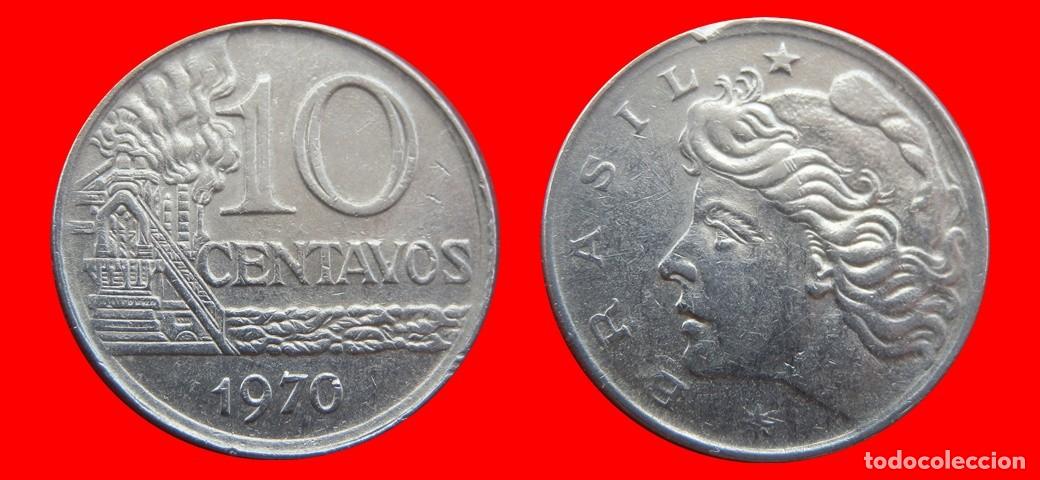 Monedas antiguas de Am&eacute;rica: 10 CENTAVOS 1970 BRASIL-156077