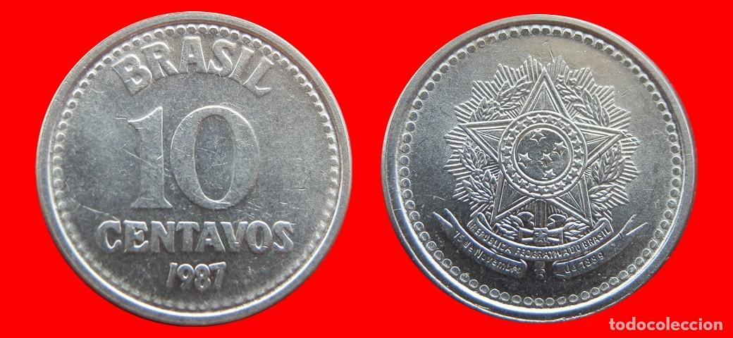 Monedas antiguas de Am&eacute;rica: 10 CENTAVOS 1987 BRASIL-156078