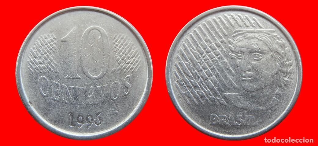 Monedas antiguas de Am&eacute;rica: 10 CENTAVOS 1996 BRASIL-156081