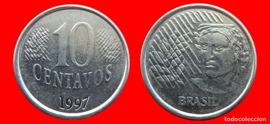 Monedas antiguas de Am&eacute;rica: 10 CENTAVOS 1997 BRASIL-156082