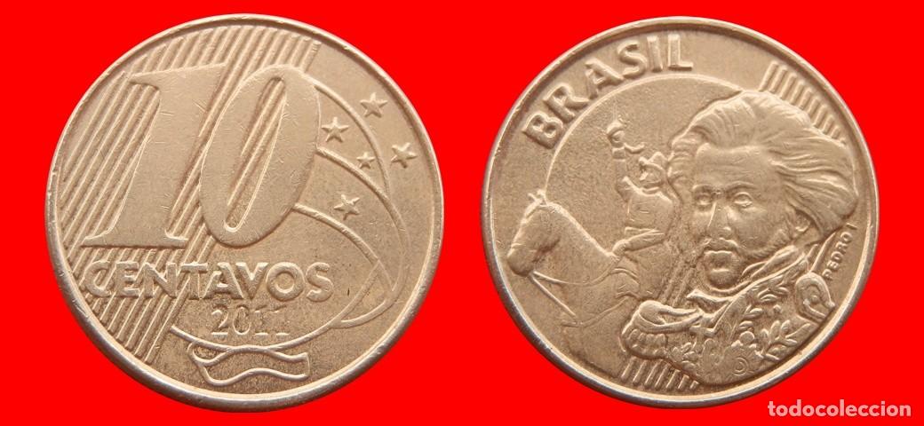 Monedas antiguas de Am&eacute;rica: 10 CENTAVOS 2011 BRASIL-156083