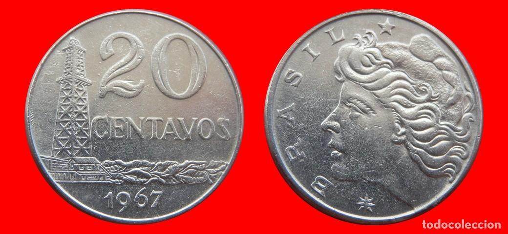 Monedas antiguas de Am&eacute;rica: 20 CENTAVOS 1967 BRASIL-156090