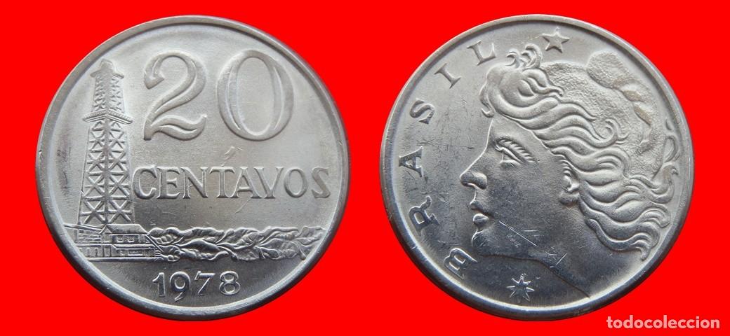 Monedas antiguas de Am&eacute;rica: 20 CENTAVOS 1978 BRASIL-156091 - Foto 1