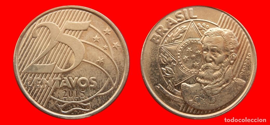 Monedas antiguas de Am&eacute;rica: 25 CENTAVOS 2015 BRASIL-156092 - Foto 1