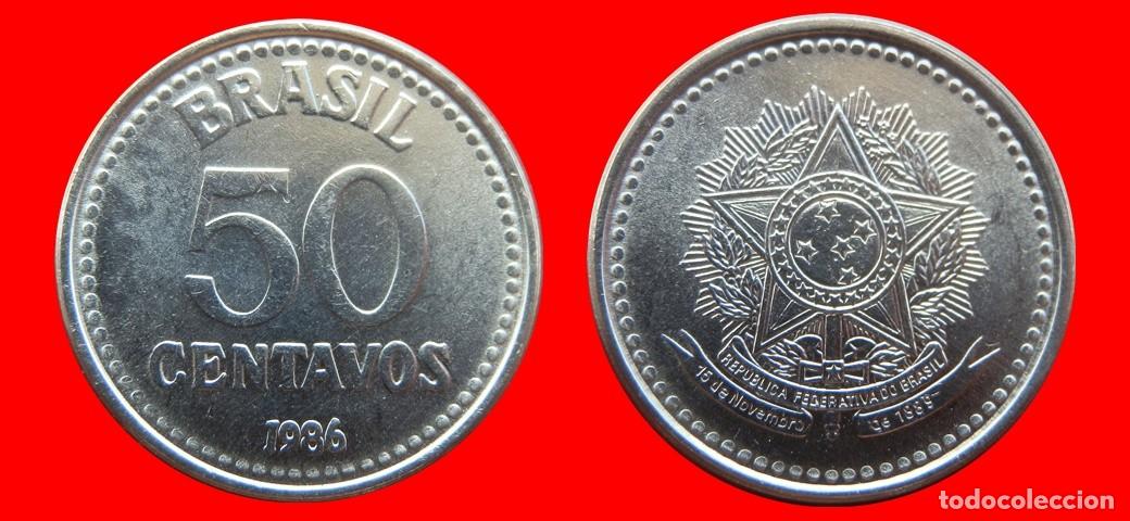 Monedas antiguas de Am&eacute;rica: 50 CENTAVOS 1986 BRASIL-156094