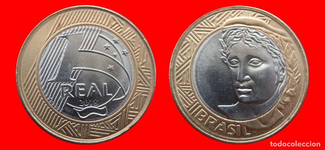 Monedas antiguas de Am&eacute;rica: 1 REAL 2018 BRASIL-156098