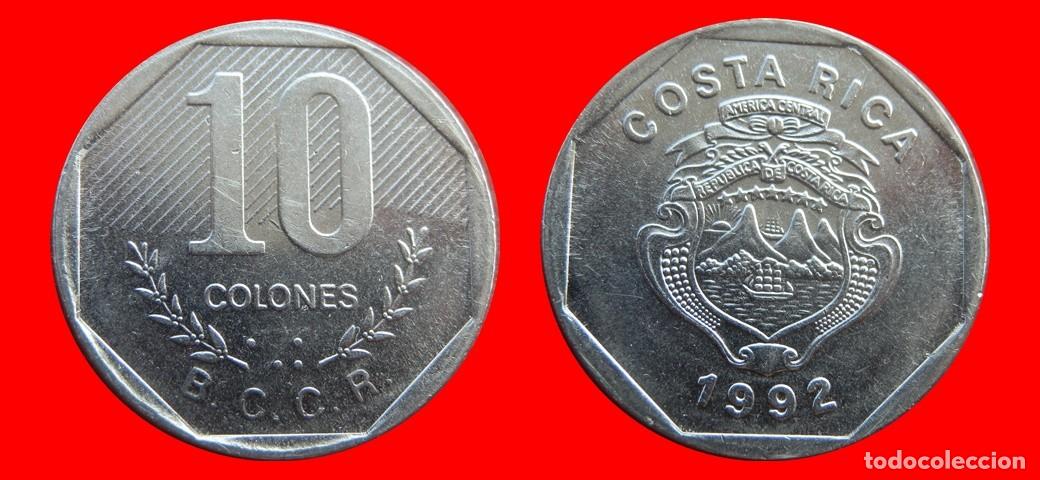 Monedas antiguas de Am&eacute;rica: 10 COLONES 1992 COSTA RICA-156104