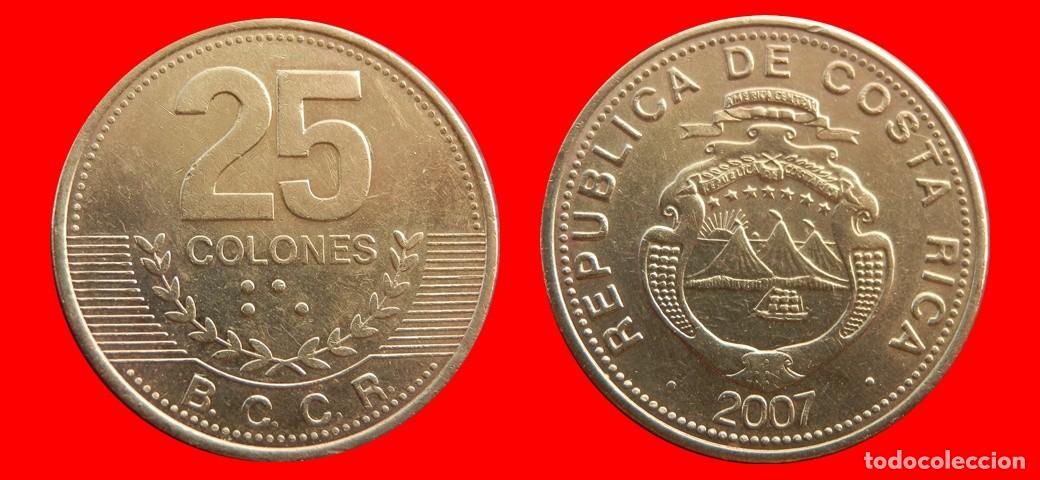 Monedas antiguas de Am&eacute;rica: 25 COLONES 2007 COSTA RICA-156111