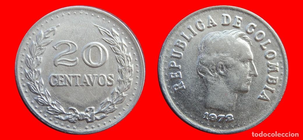 Monedas antiguas de Am&eacute;rica: 20 CENTAVOS 1972 COLOMBIA-156121
