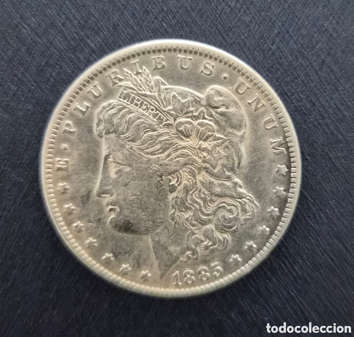 Monedas antiguas de Am&eacute;rica: 1 Dollar Morgan 1885 &ndash; Estados Unidos &ndash; Plata 900%