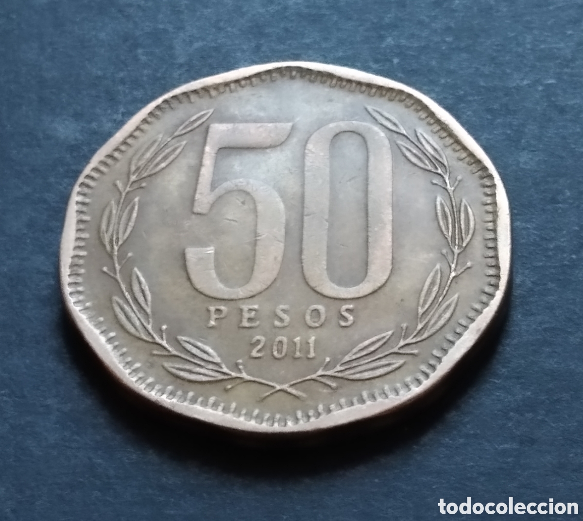 Monedas antiguas de Am&eacute;rica: MONEDA - CHILE 50 PESOS 2011 - Foto 3
