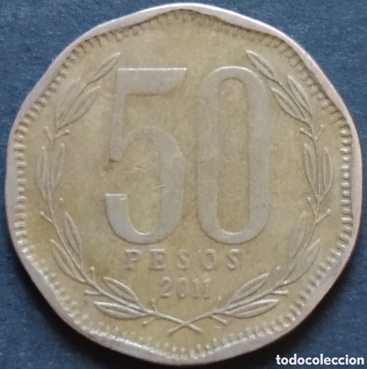 Monedas antiguas de Am&eacute;rica: MONEDA - CHILE 50 PESOS 2011 - Foto 1