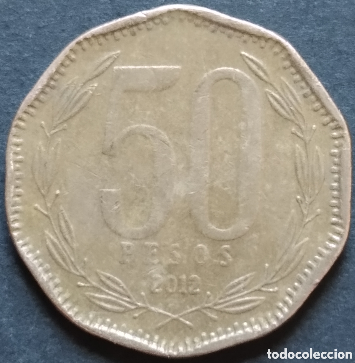 Monedas antiguas de Am&eacute;rica: MONEDA - CHILE 50 PESOS 2012 - Foto 1