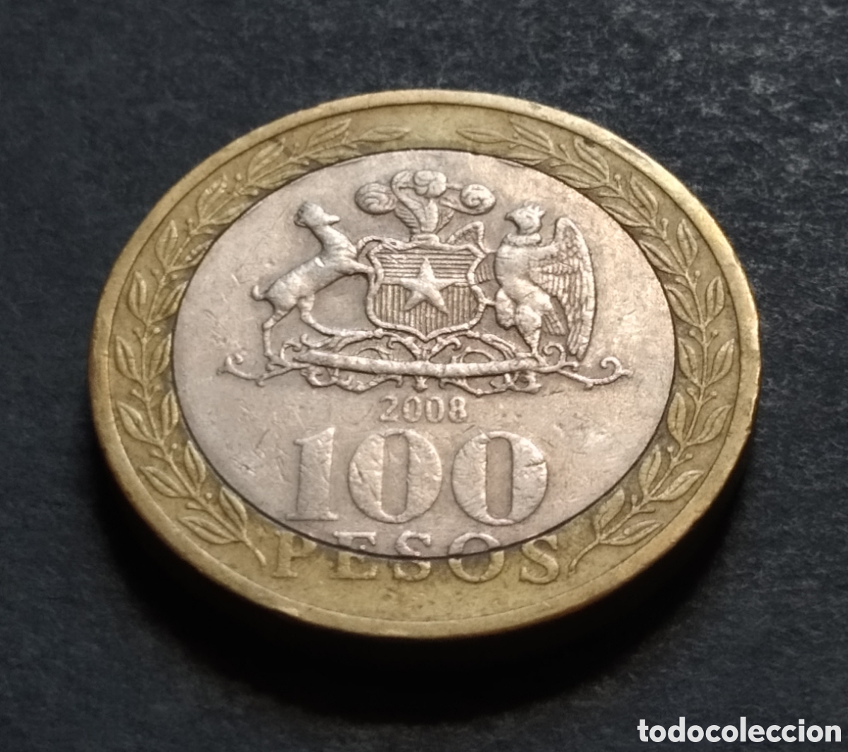 Monedas antiguas de Am&eacute;rica: MONEDA - CHILE 100 PESOS 2008 - Foto 3