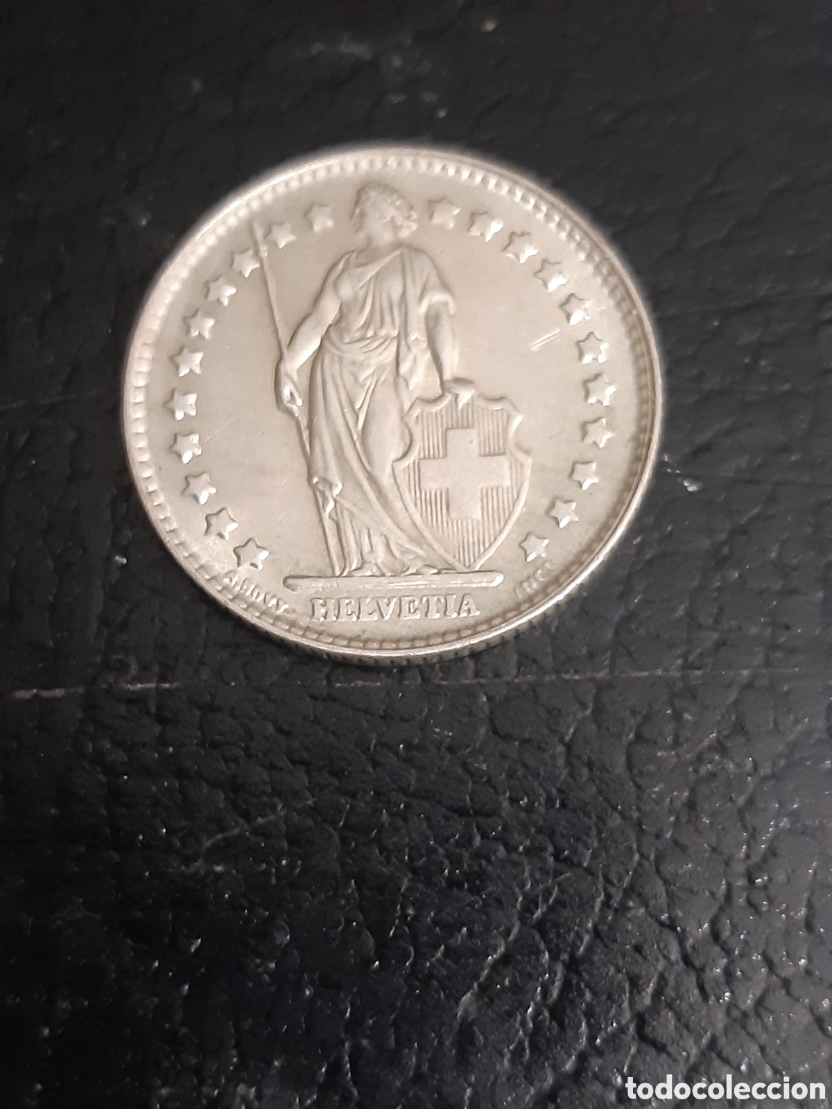 Monedas antiguas de Am&eacute;rica: Moneda Suiza plata 1 Franco 1964