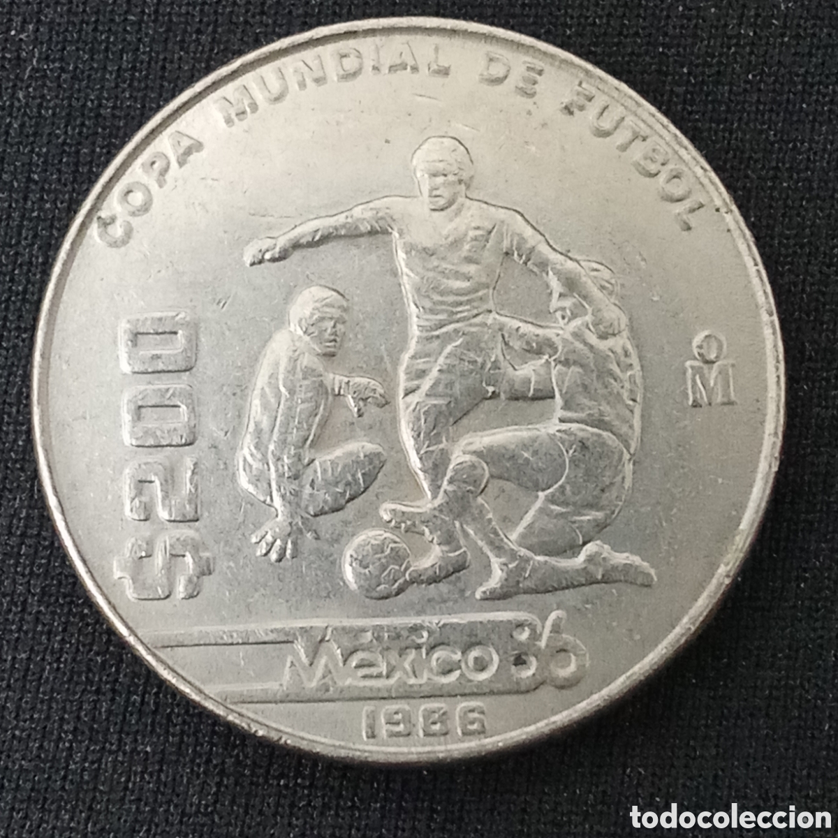 Monedas antiguas de Am&eacute;rica: Mexico 200 pesos a&ntilde;o 1986