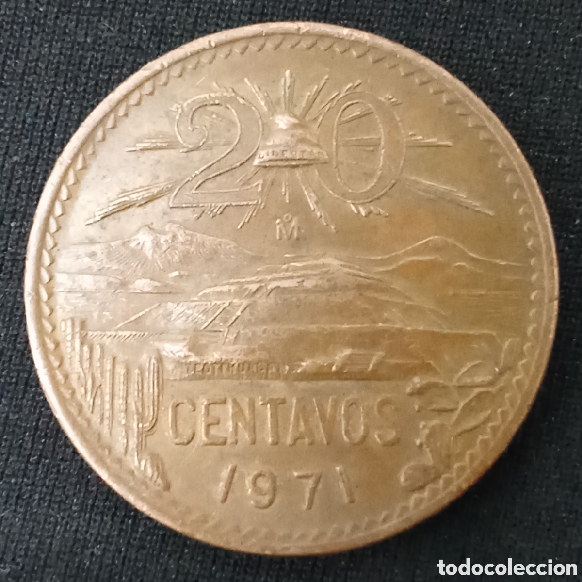 Monedas antiguas de Am&eacute;rica: Mexico 20 centavos a&ntilde;o 1971 - Foto 1