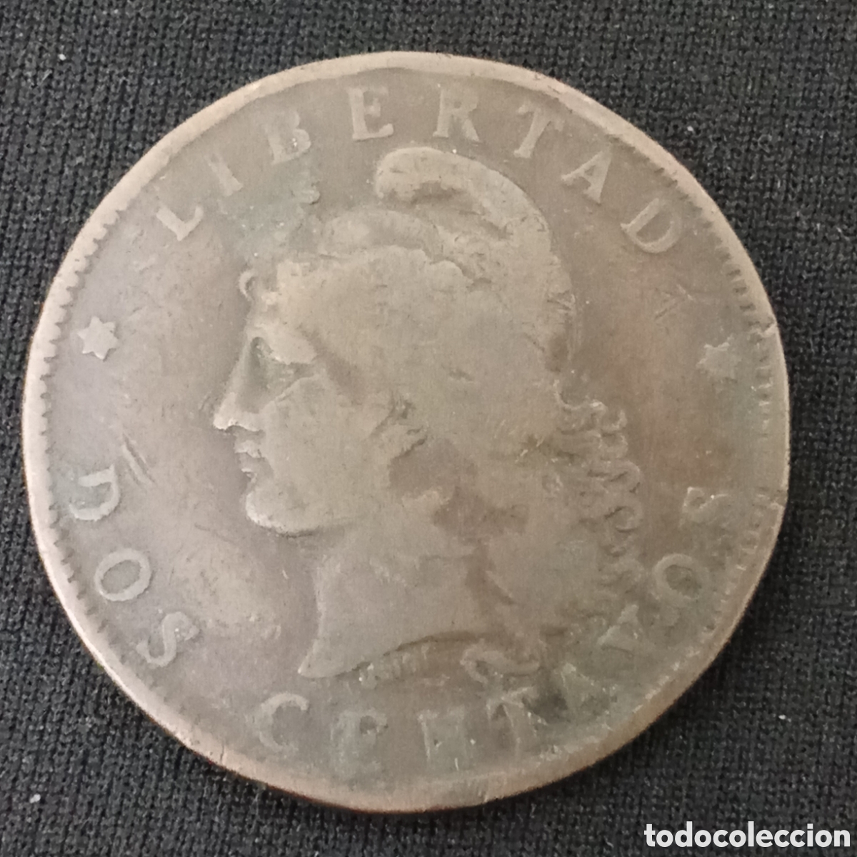 Monedas antiguas de Am&eacute;rica: Argentina 2 centavos a&ntilde;o 1891