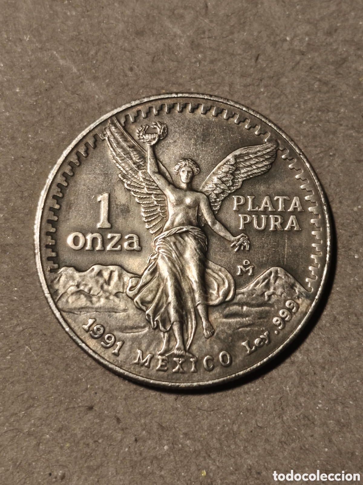 Moedas antigas da Am&eacute;rica: Onza Libertad M&eacute;xico 1991 plata 0.999