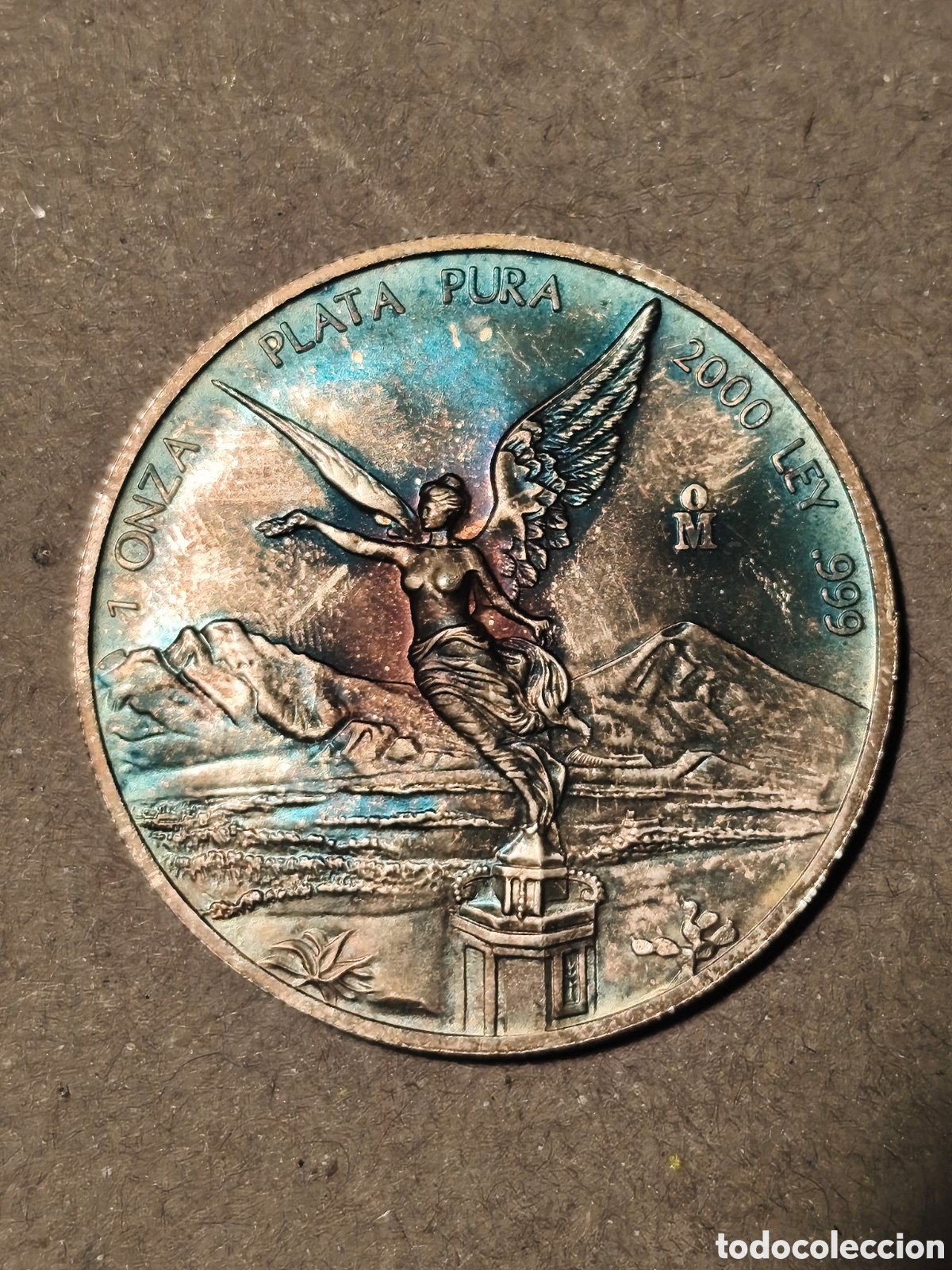 Monedas antiguas de Am&eacute;rica: Onza Libertad M&eacute;xico 2000 plata 0.999