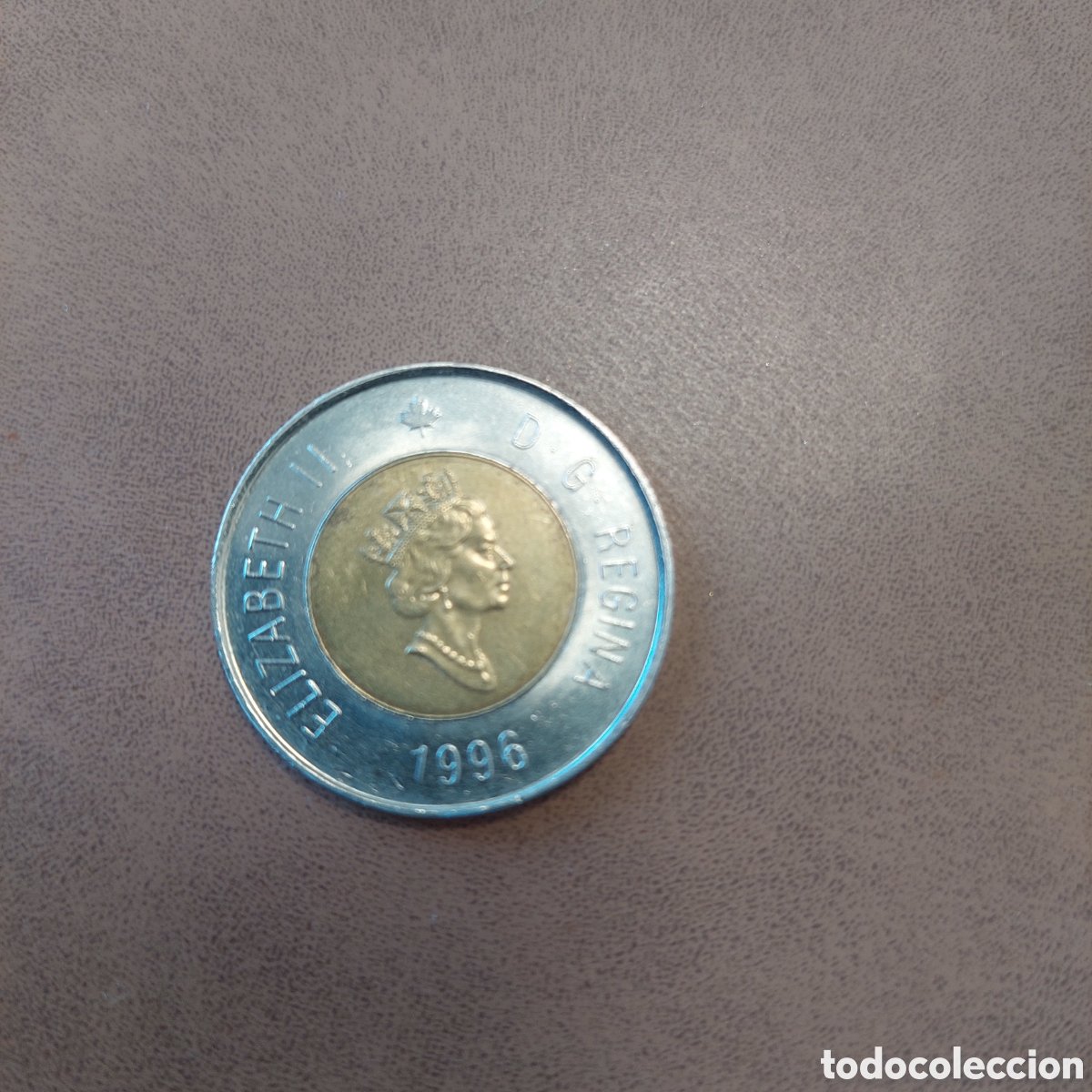 Monedas antiguas de Am&eacute;rica: 2 Dollars Canada 1996.