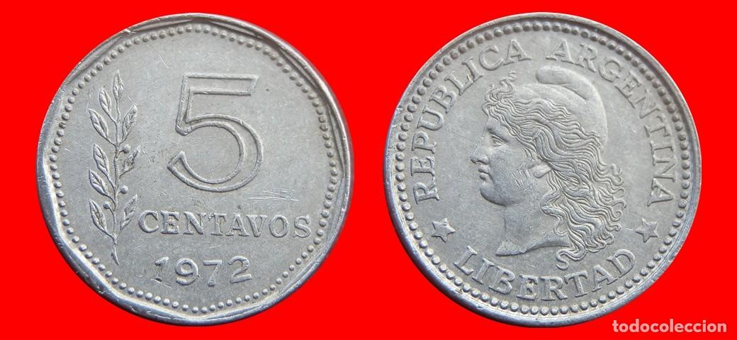 Monedas antiguas de Am&eacute;rica: 5 CENTAVOS 1972 ARGENTINA-156137