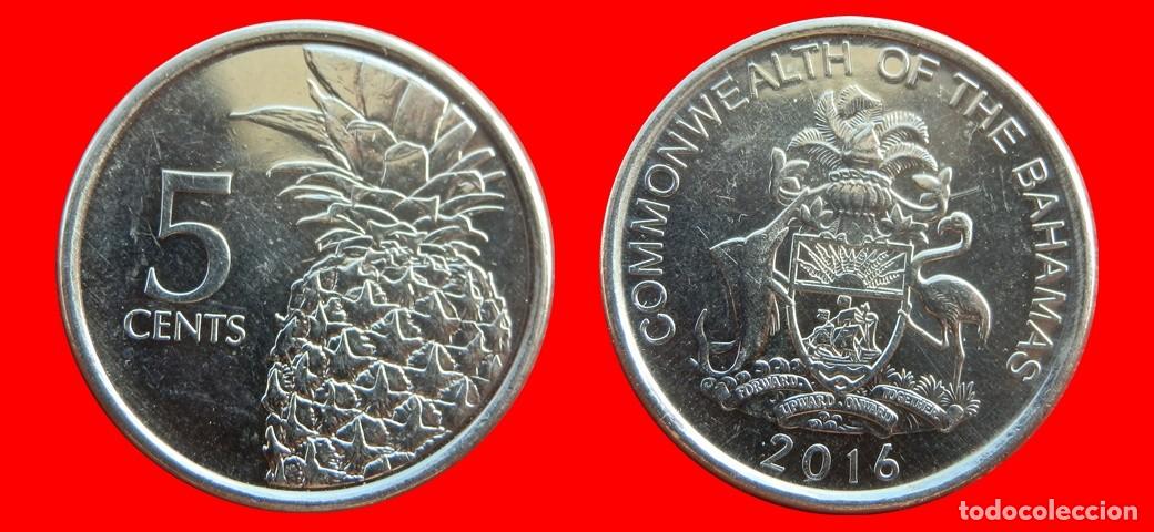 Monedas antiguas de Am&eacute;rica: 5 CENTAVOS CENTS CENTIMOS 2016 BAHAMAS-156151