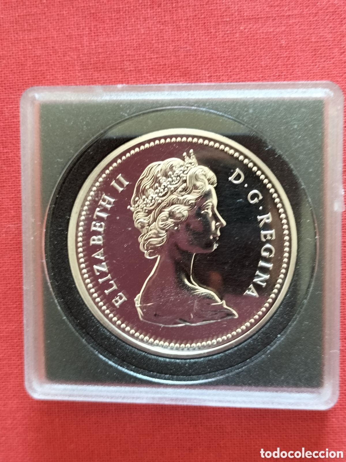 Monedas antiguas de Am&eacute;rica: Dollaro canadese 1976 FDC proof - Foto 3
