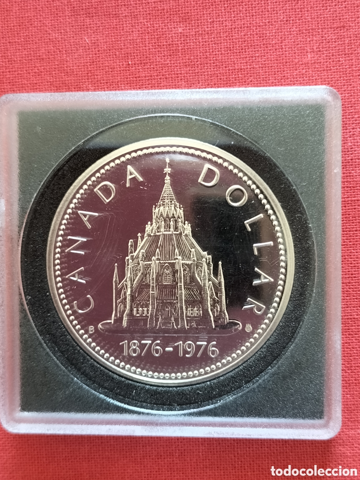 Monedas antiguas de Am&eacute;rica: Dollaro canadese 1976 FDC proof - Foto 4