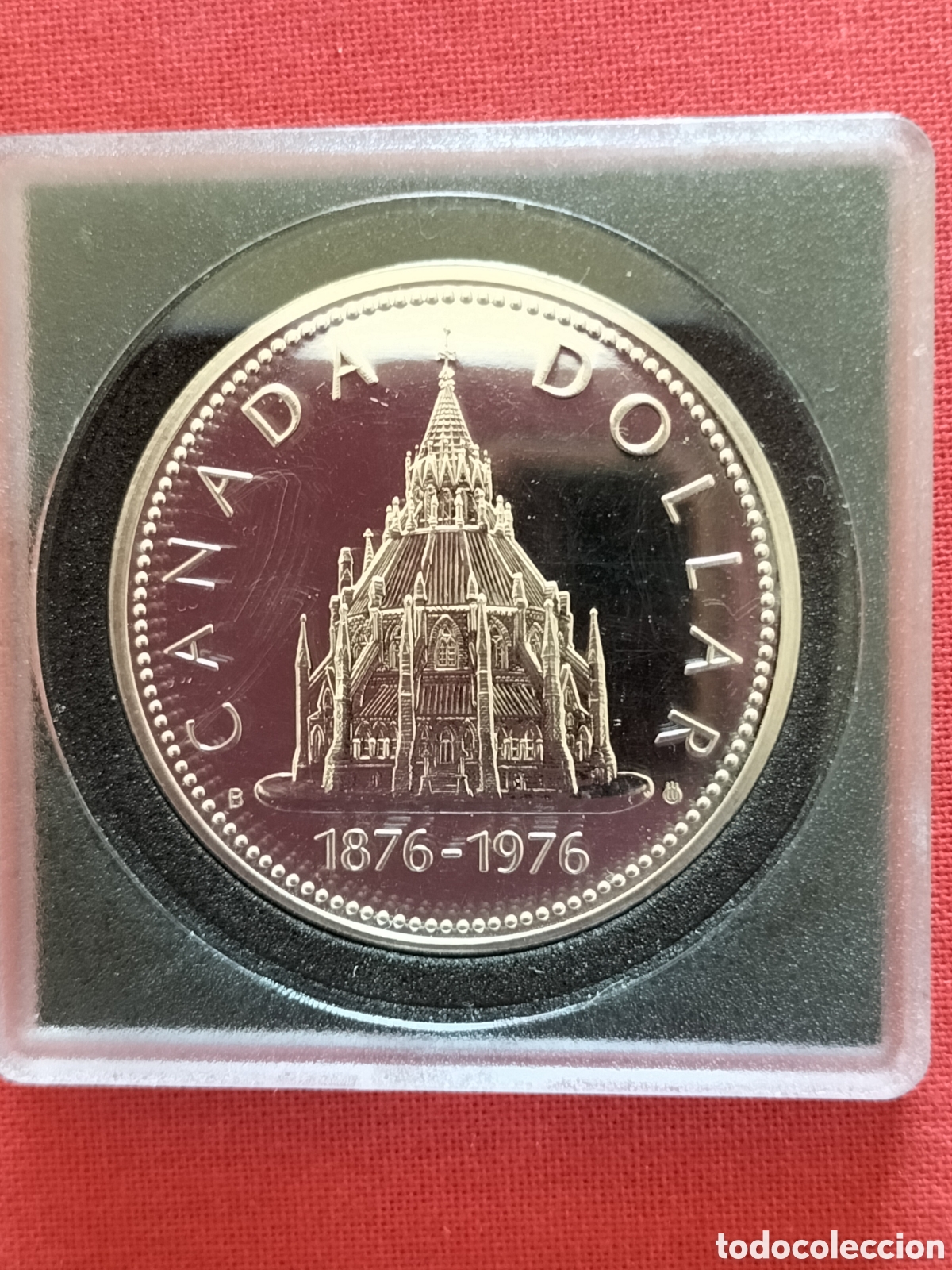 Monedas antiguas de Am&eacute;rica: Dollaro canadese 1976 FDC proof - Foto 5