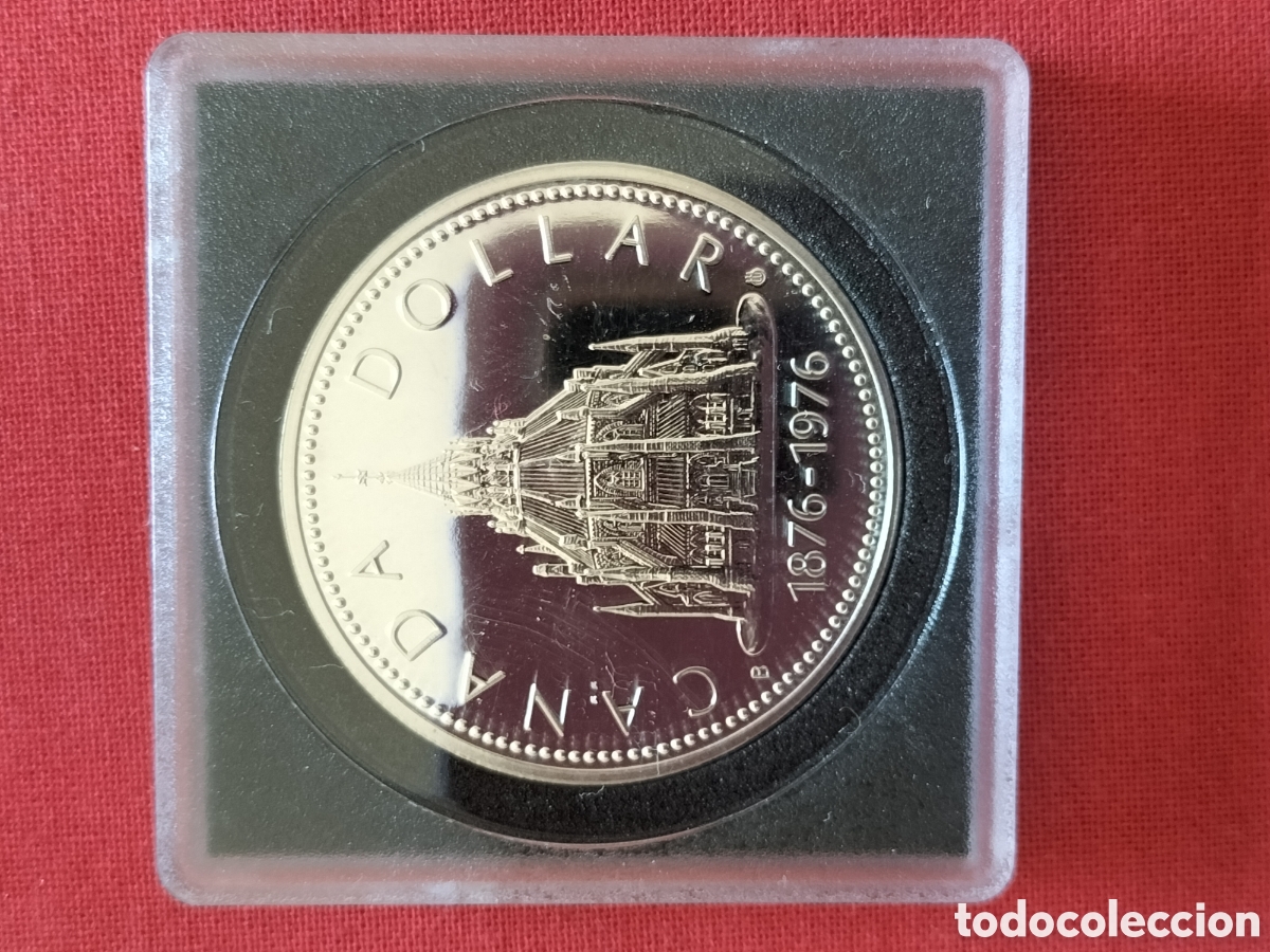 Monedas antiguas de Am&eacute;rica: Dollaro canadese 1976 FDC proof - Foto 7
