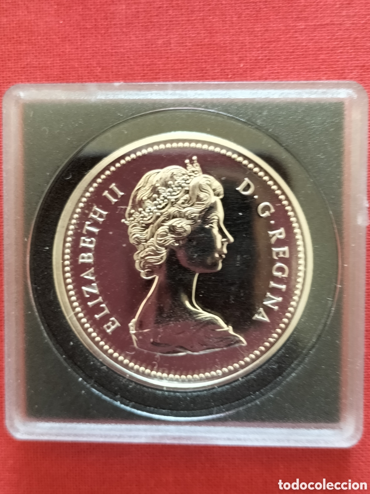 Monedas antiguas de Am&eacute;rica: Dollaro canadese 1976 FDC proof
