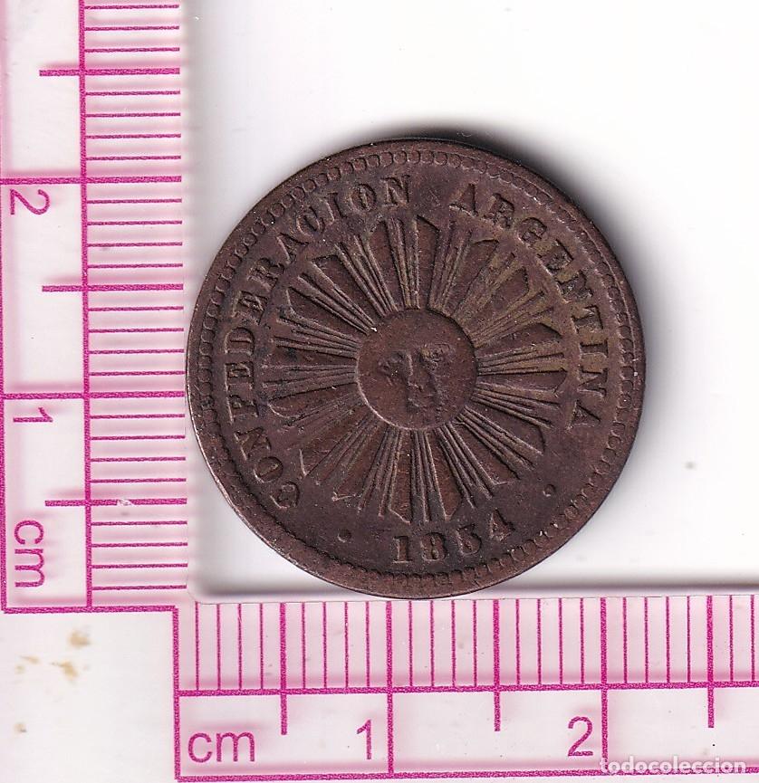Monedas antiguas de Am&eacute;rica: CR5068 MONEDA 1 CENTAVO CONFEDERACION ARGENTINA BIRMINGHAM 1854